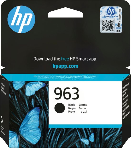HP 963 - Inktcartridge - Origineel - Standaard capaciteit - Zwart