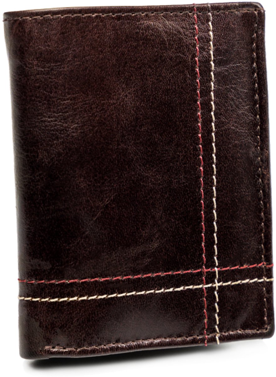 Always Wild Serie - Leren Kaartenhouder - RFID - Minimalistische Elegant - Zwart