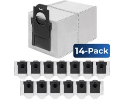 14 sacs d'aspirateur - Convient pour Dreame L10s Ultra / L20-L50 Ultra / X30 Ultra - Convient pour Mova E30 Ultra / E40 Ultra / P50 Ultra - Convient pour Xiaomi X10 Plus / X20+ / X20 Max / X20 Plus - Pièces et accessoires pour robot aspirateur