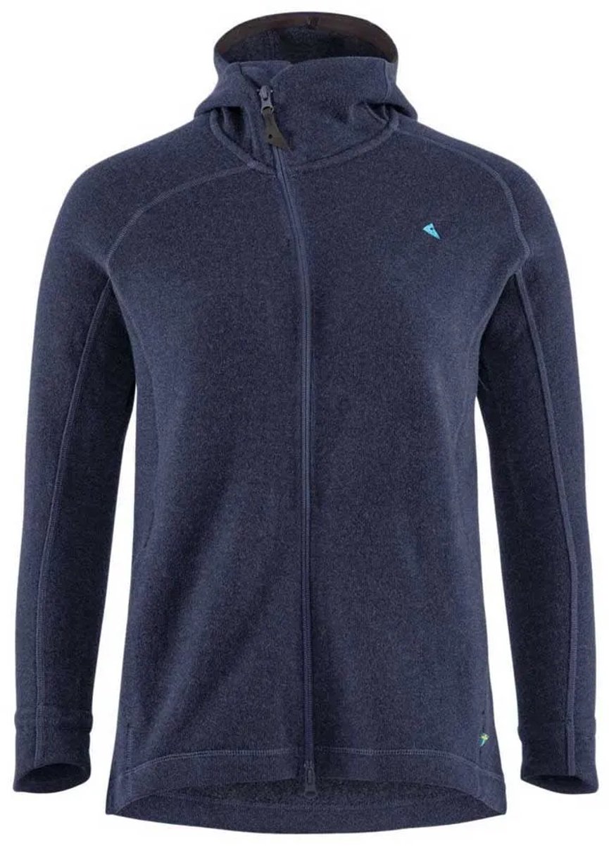 KlÄttermusen Balder Hoodie Fleece Met Volledige Rits Blauw L Vrouw