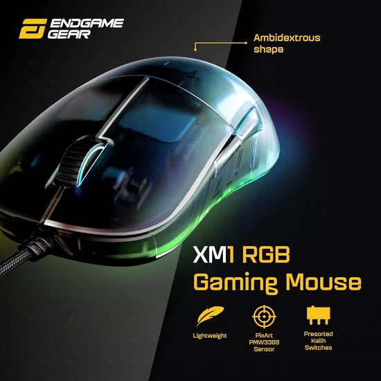High-Precieze Gaming Muis met PMW3389 Sensor en RGB Verlichting — afbeelding 2