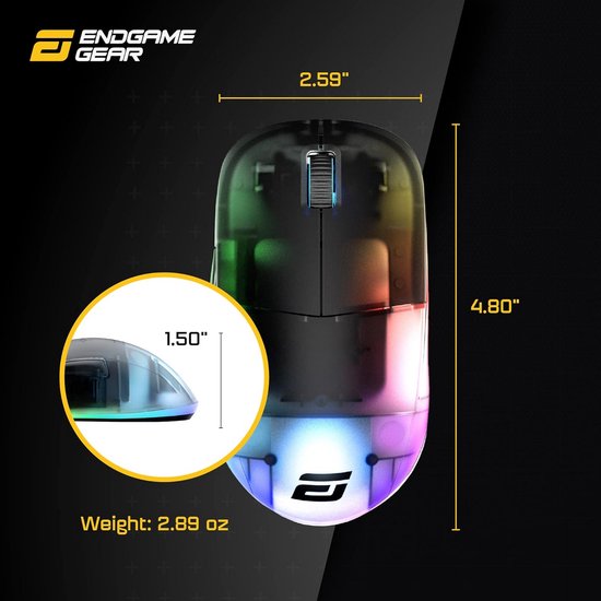 High-Precieze Gaming Muis met PMW3389 Sensor en RGB Verlichting — afbeelding 4