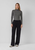 s.Oliver - female - Sweatbroek met wijde pijpen en elastische tailleband
