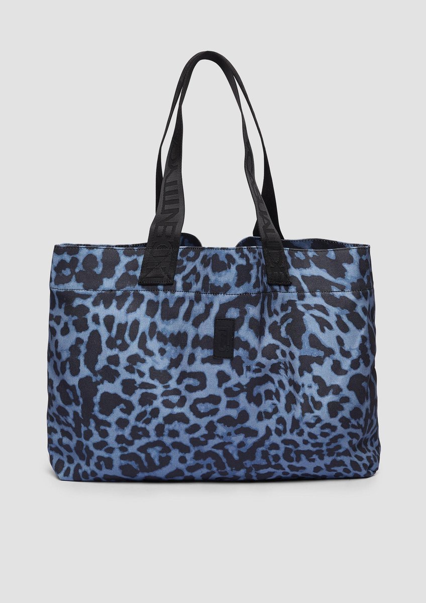 comma - female - Canvas tas met leoprint