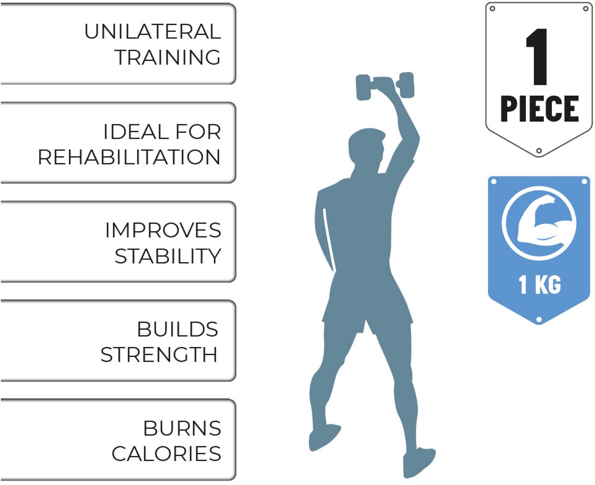 Umbro Fitness Training Gym Dumbbell 1kg – foto 3