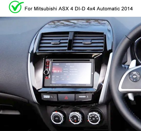 Autoradio - 10 inch Compatibel met CarPlay GPS-navigatiesysteem Compatibel met Mitsubishi ASX-modellen van 2010-2016 Android 14-systeem