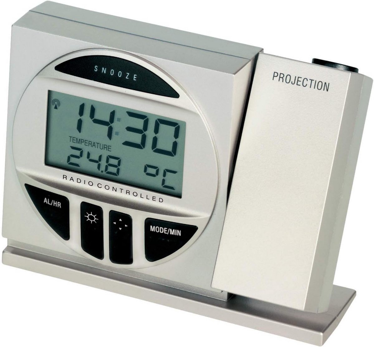 Draadloze Wekker met Tijds- en Temperatuurprojectie op Muur of Plafond