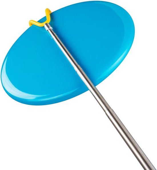 Verstelbare Disc Golf Retriever Stok - Gele Schijf Ophaalhulp voor Water en Bomen — afbeelding 5