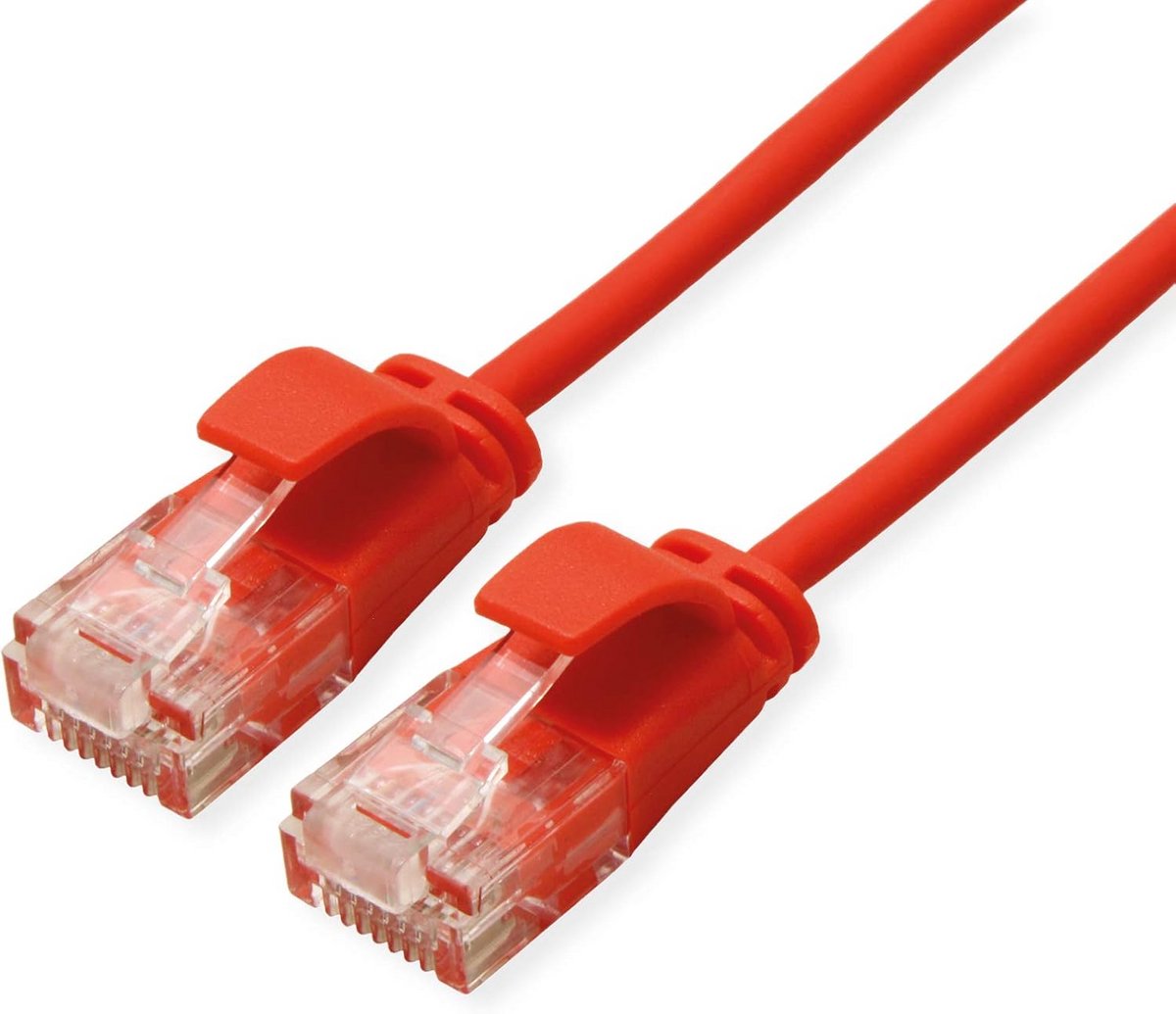 Slanke UTP Datacenter Patchkabel Cat.6A LSOH Rood 1 Meter