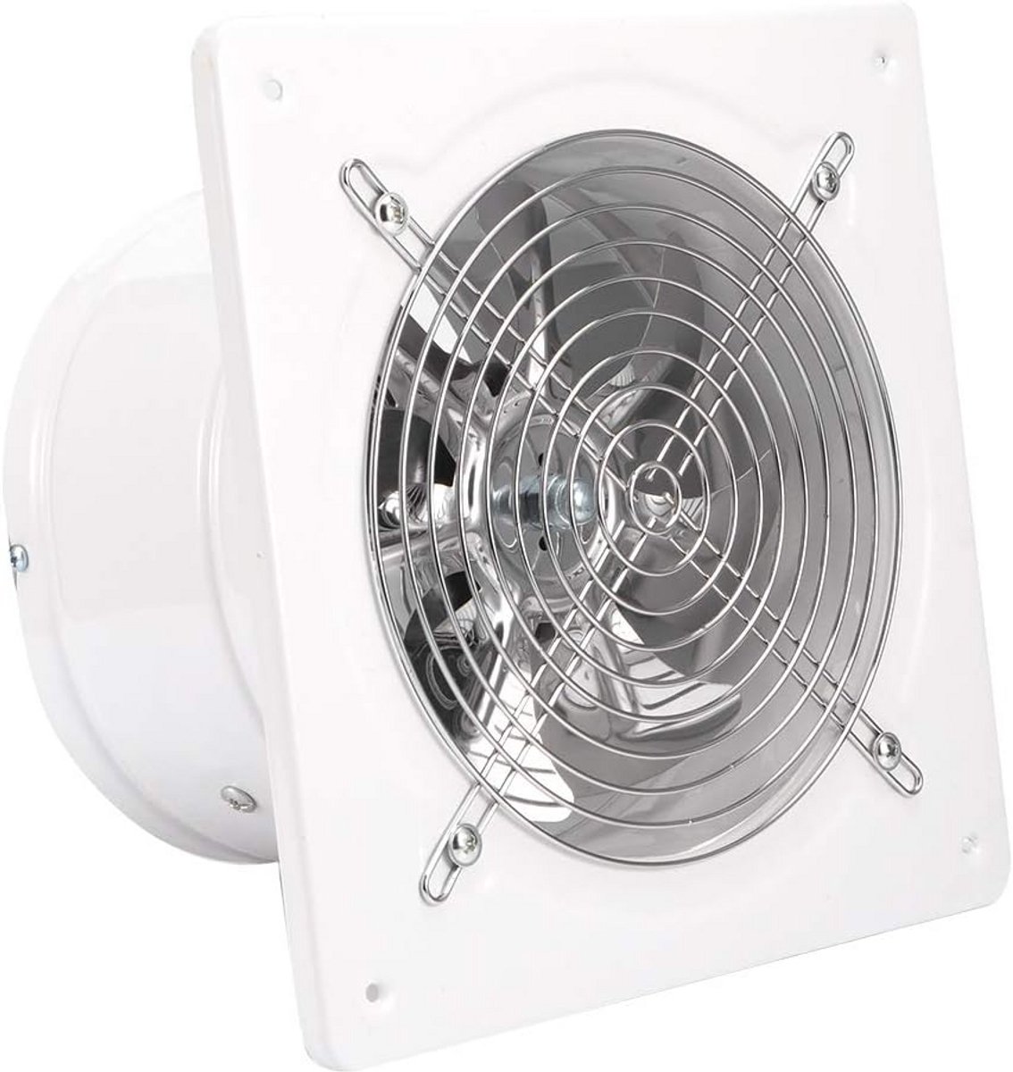Krachtige Afzuigventilator 180mm voor Keuken en Badkamer - Wand- of Raammontage