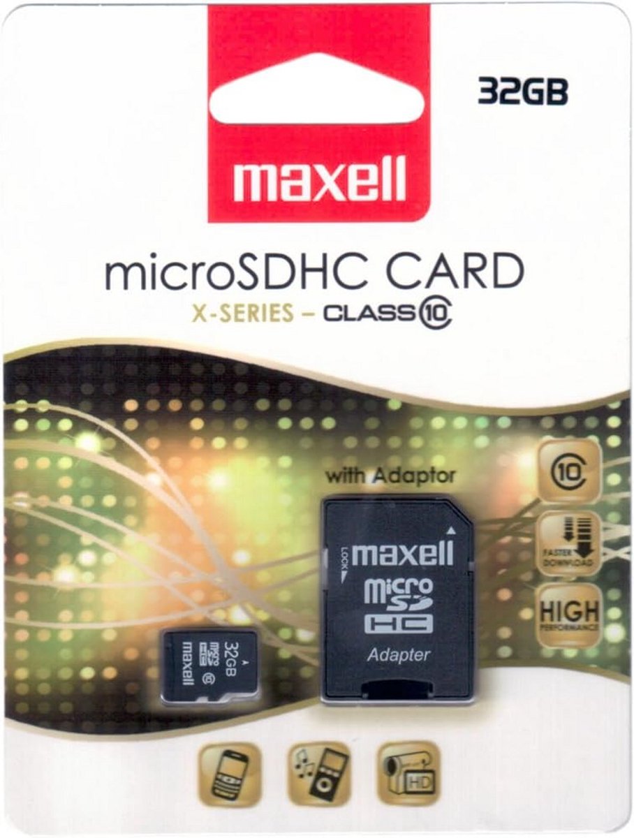 Micro SDHC Kaart 32GB Klasse 10 met SD Adapter