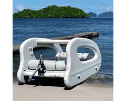 SunTide Opblaasbare Boot 4.5 m – Ruime Familieboot voor 8 Personen – UV-bestendig PVC