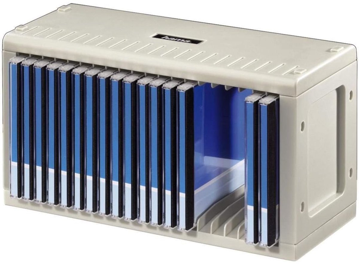 MIRA® Cd Opbergdoos - Cd Opbergsysteem - Cd Koffer - Grijs - 31cm x 14cm x 6cm