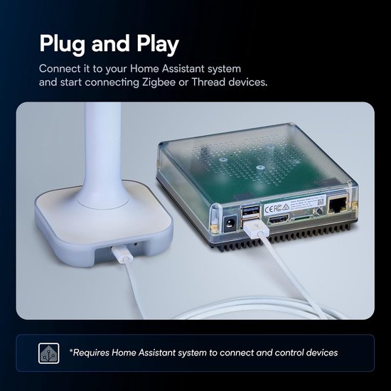 Zigbee Thread Matter USB Dongle voor Home Assistant Installatie — afbeelding 2