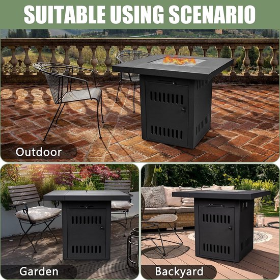 Ultranature BBQ/Vuurtafel/Tafel - 3 in 1 van Merkloos — afbeelding 3