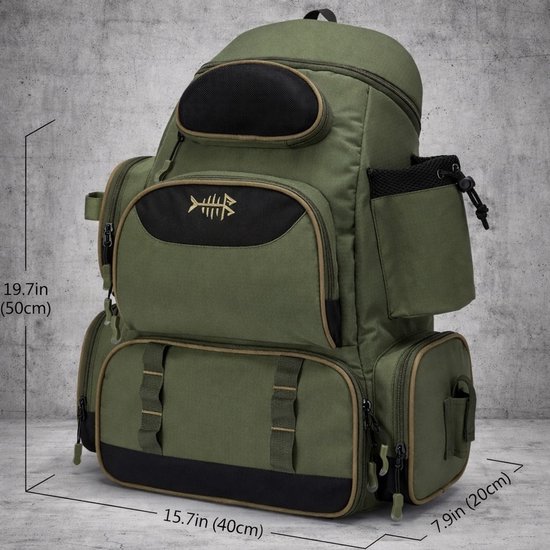 Paradox Fishing Multifunctionele zitkoffer | Visrugzak | Hengeltas Hengelkoffer met zitting Hengelkoffer - veel ruimte voor visaccessoires