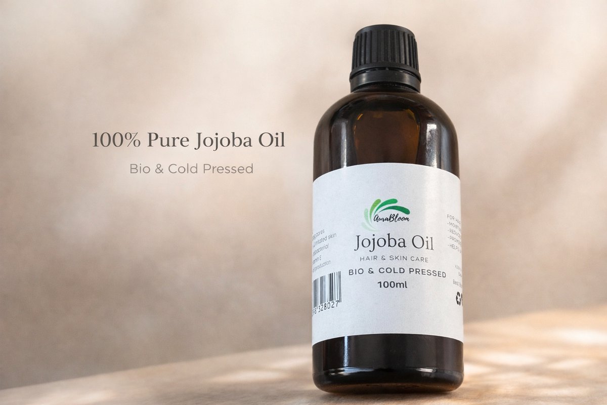 Jojoba olie Bio & koudgeperst 100ml