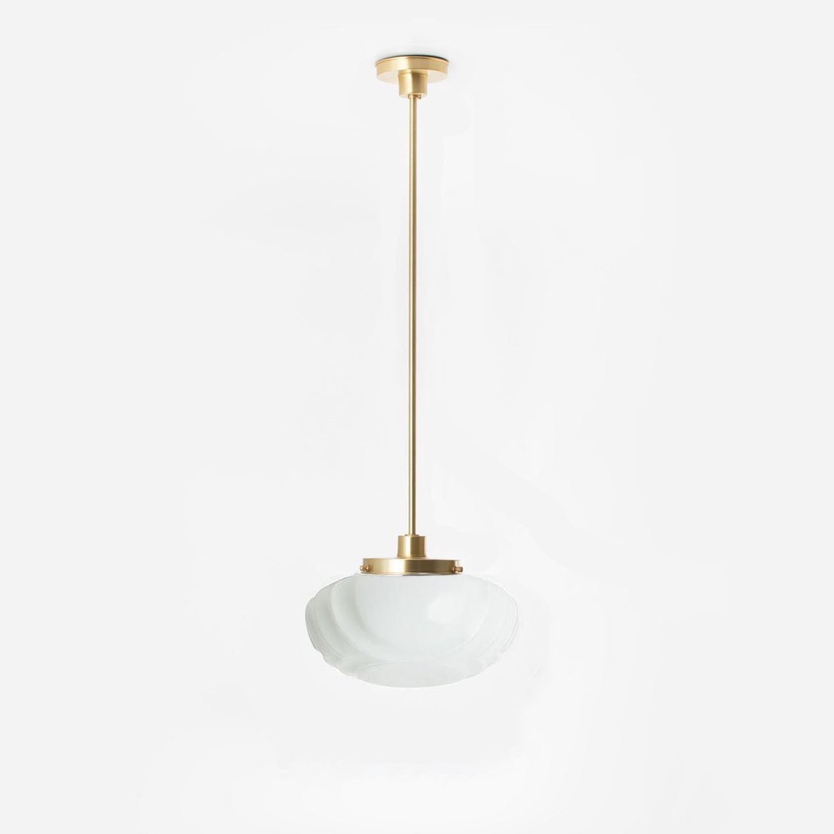 Hanglamp Nouveau Swing Coupe 20's Messing - Art Deco Trade