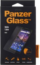 PanzerGlass Premium Screenprotector voor Nokia 7 Plus - Zwart