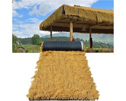 Synthetische Palmvlecht Dakbedekking - Weerbestendig, Waterdicht, Brandschroef, Geen Onderhoud Vereist