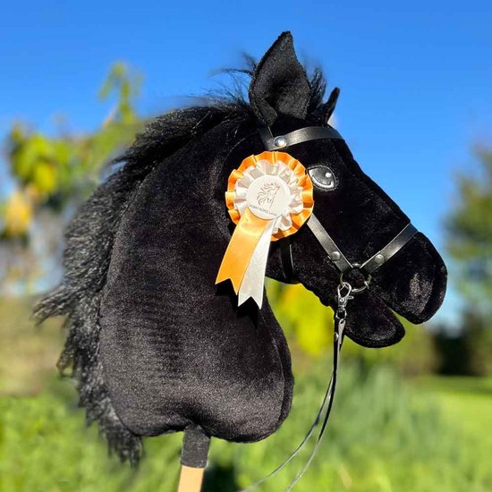 Hobby Horse Land - Hobby Horse "Stormy" Volbloed - Inclusief halster- Stokpaard - A3 van Merkloos — afbeelding 2