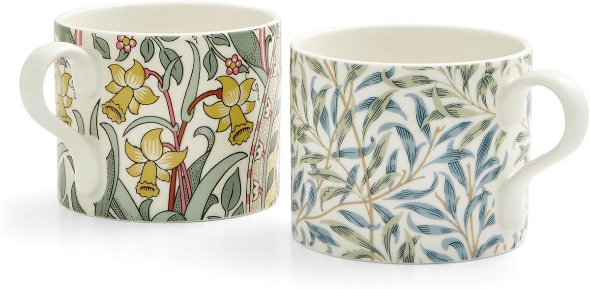 Set van 2 mokken met Daffodil & Willow Bough design