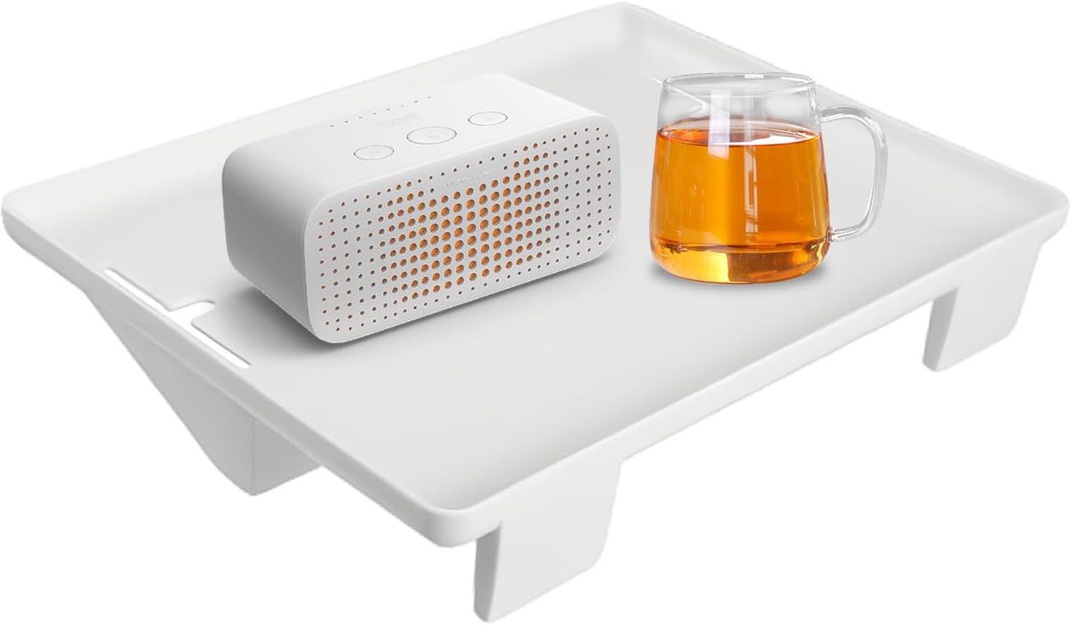 Opbergtafel voor in bed - met kabelmanagement en organizer