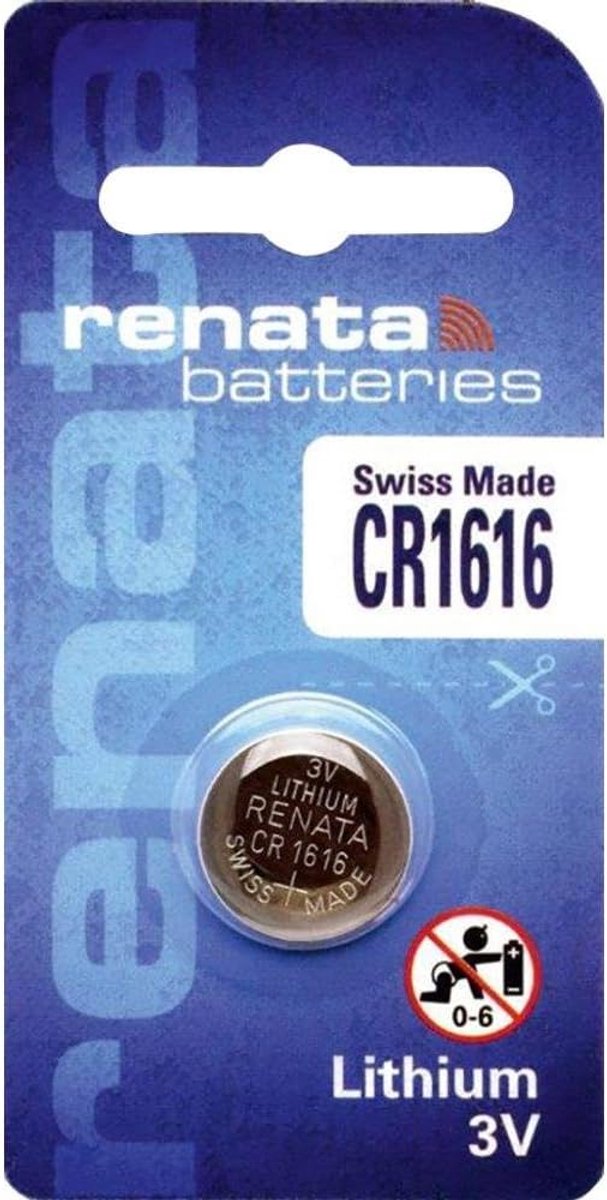 CR1616 lithium batterijpack 3V voor horloge zaklamp autosleutel rekenmachine camera