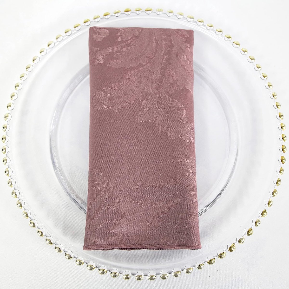 Damast servet 20" x 20" - luxe tafellinnen voor bruiloft, feest en decoratie