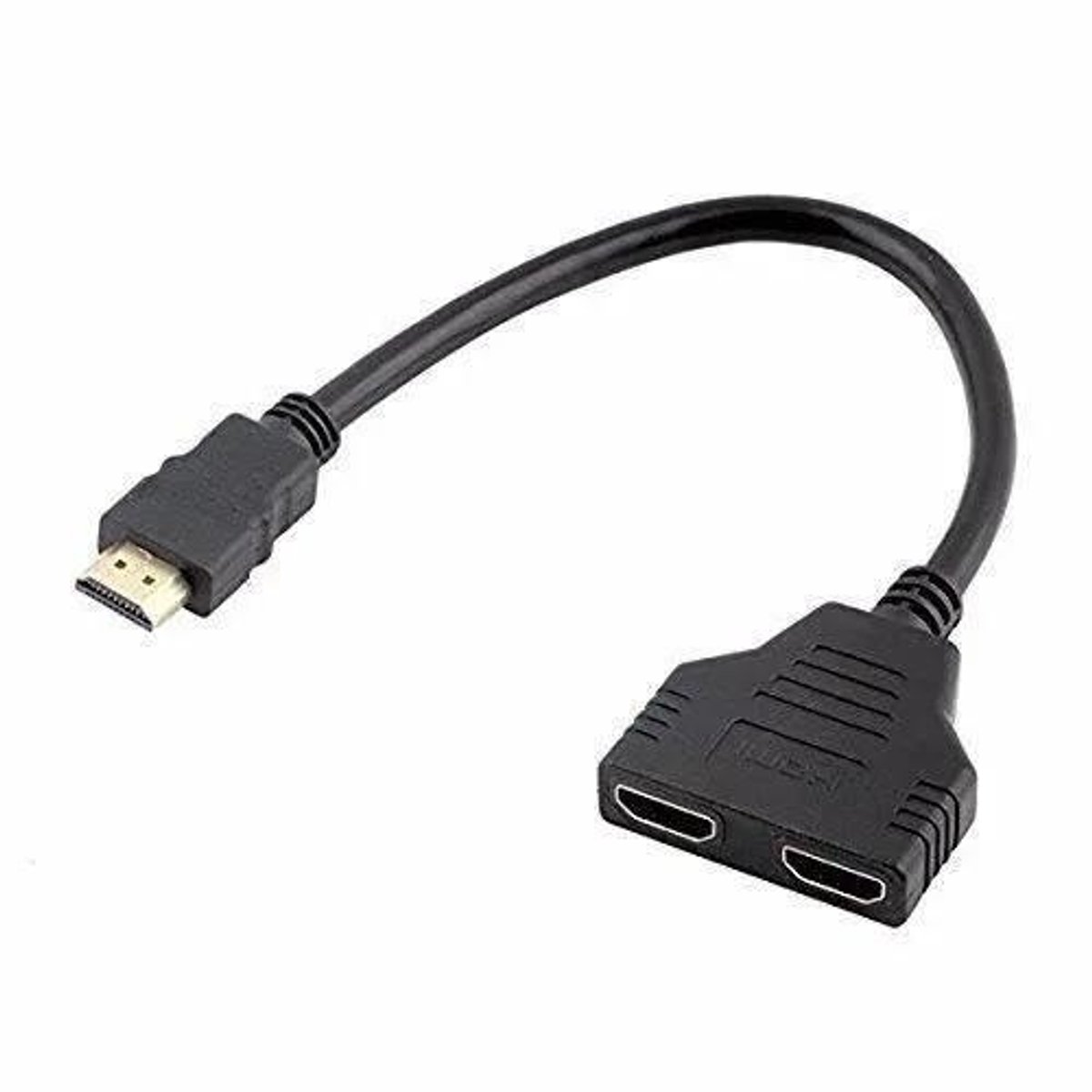 HDMI-splitser - 1-naar-2 - Signaalverdeling HD - 1 Stuk - Zwart