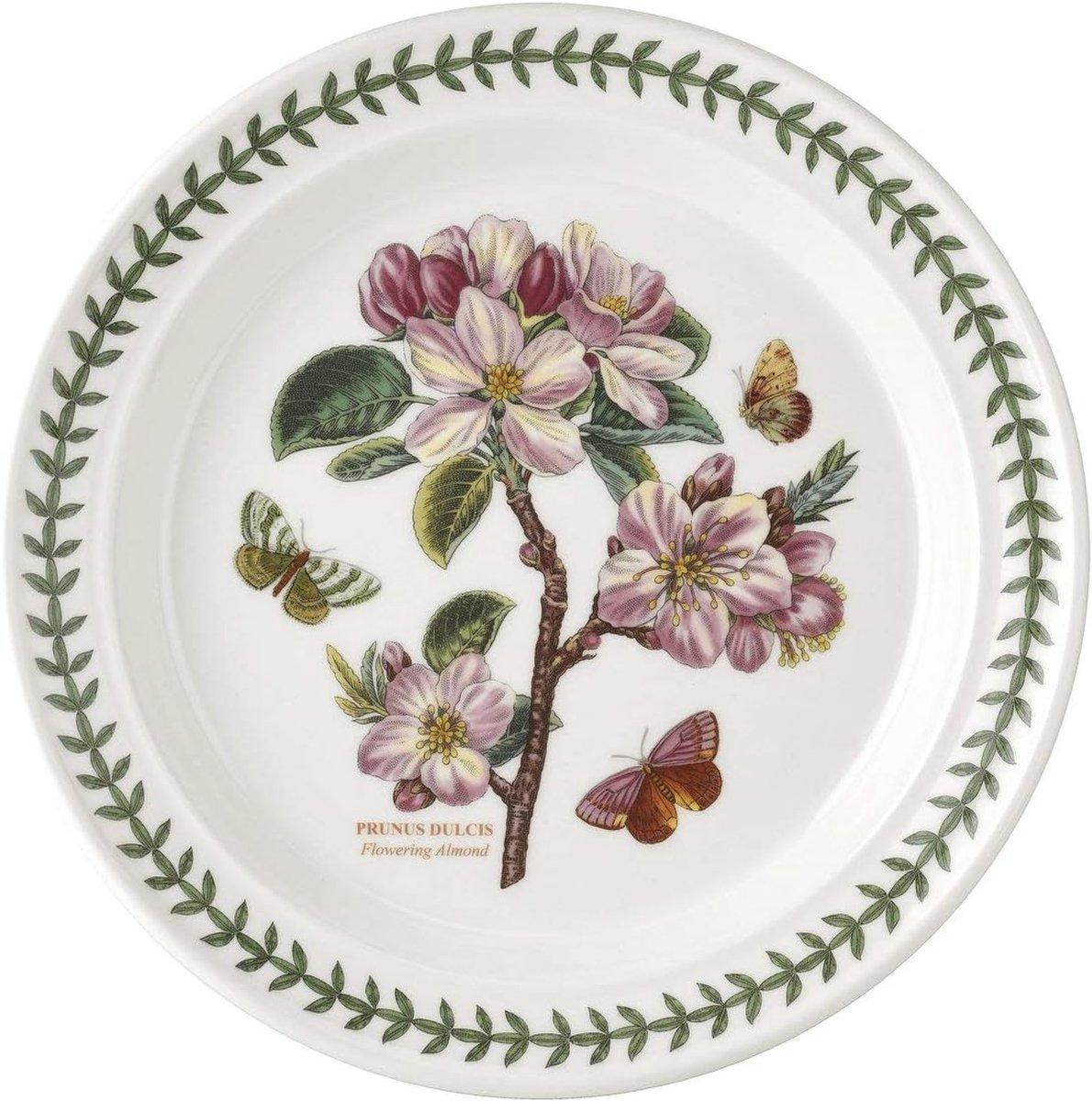 Set van 6 Dinerborden Keramiek - Bloemenprint - Vaatwasser- & Magnetronbestendig