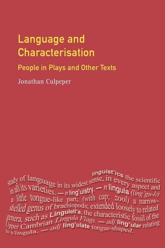 Language And Characterisation - cover