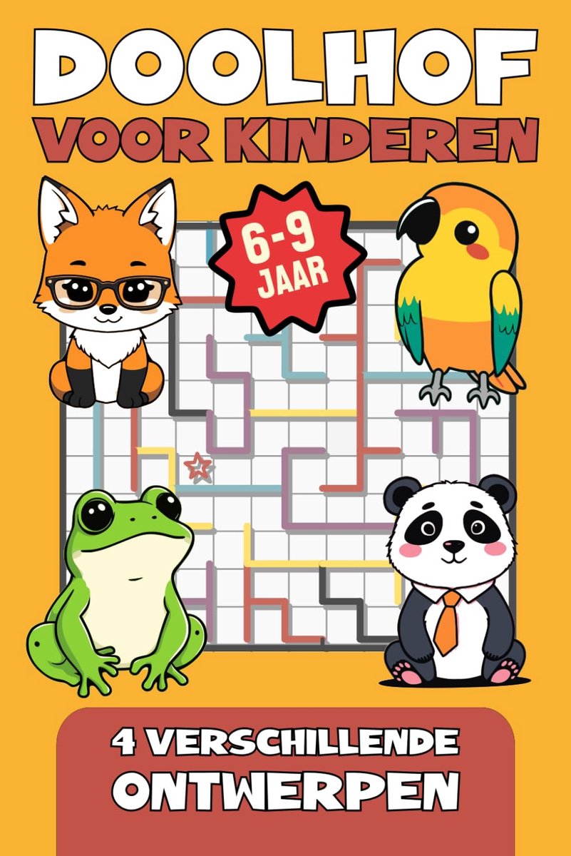 Doolhoven Activiteitenboek voor Kinderen 6-9 Jaar: Logisch Denken en Concentratie
