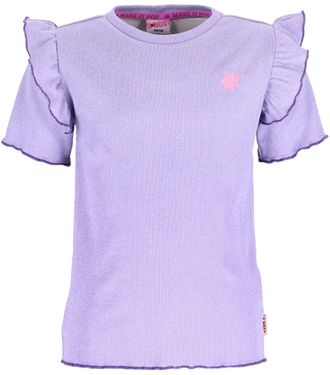 B.Nosy Y603-5431 Meisjes T-shirt lila - Maat 122/128