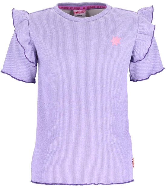 B.Nosy Y603-5431 Meisjes T-shirt lila - Maat 122/128