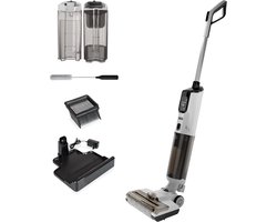 Princess 337010 AquaMotion Plus Vloerreiniger 4in1 - Draadloos - BLDC Motor - 25,9 V - Stofzuigt, wast en droogt tegelijkertijd - elektrische dweil - Reinigingsmachine - Floor washer - 50 min accuduur