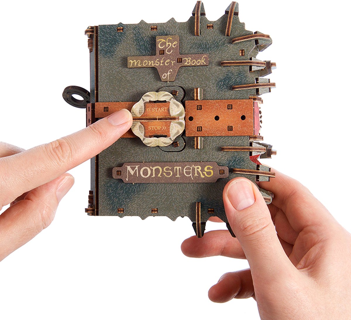 UGEARS 3D Modelbouw - The Monster Book Of Monsters™ - Harry Potter™ - Mechanisch Bouwpakket Hout - Educatief Speelgoed — afbeelding 21