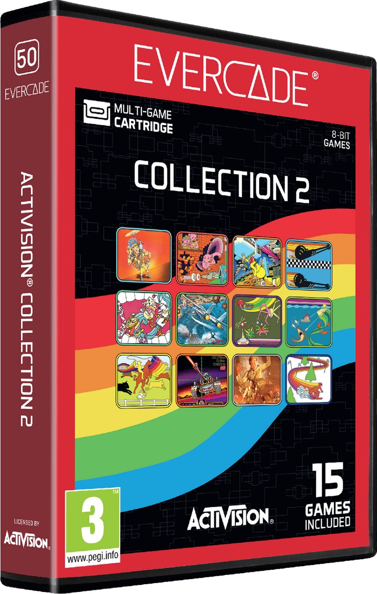 Evercade Cartridge - Activision Collection 2 - 15 games