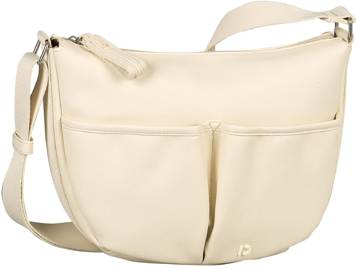 TOM TAILOR schoudertas Jelena Cross Bag Creme White crème