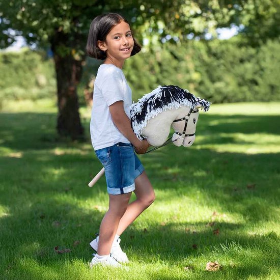 Hobby Horse Land - Hobby Horse "Dune" Fjord - inclusief halster & diamanten frontriem - Stokpaard - A3 van Merkloos — afbeelding 3