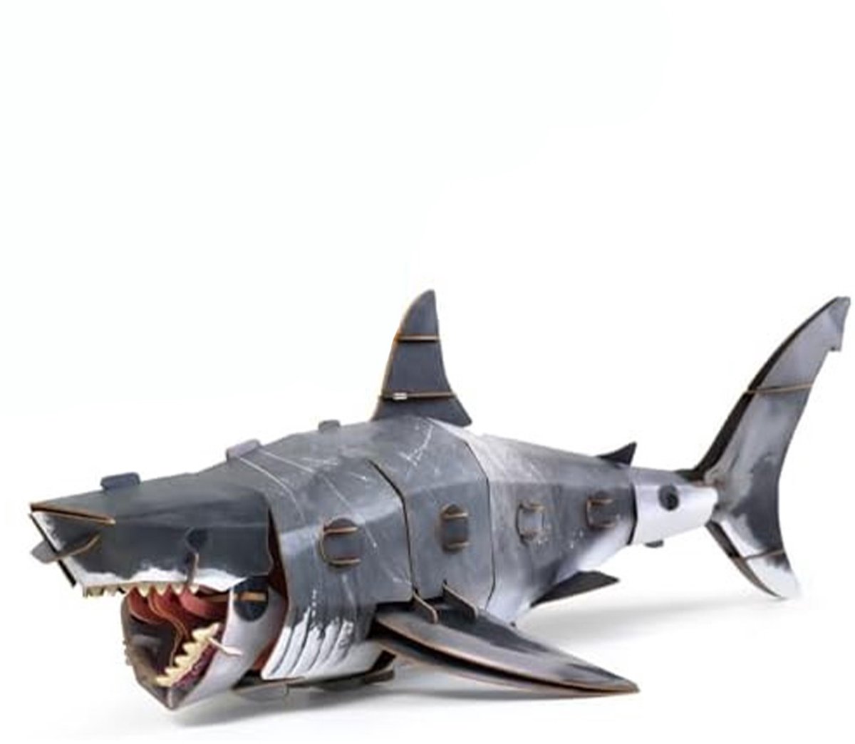 MakeBug, 3D Modelbouwpakket, Bring Nature Home, Great White Shark, MB-B-0010, 46x22x15cm