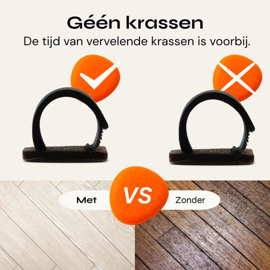Gleitgut stoelpootdoppen, rond, zwart, buiskappen voor ronde buizen, 16 mm, 4 stuks