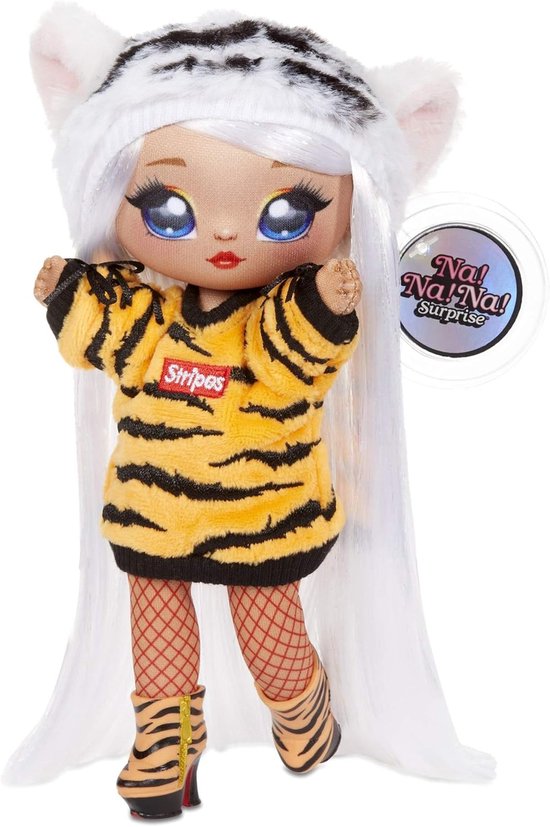 2-in-1 Fashion Pop en Pluche Knuffel Rugzak - Verzamelserie 4 - Bianca Bengal Stijl — afbeelding 5