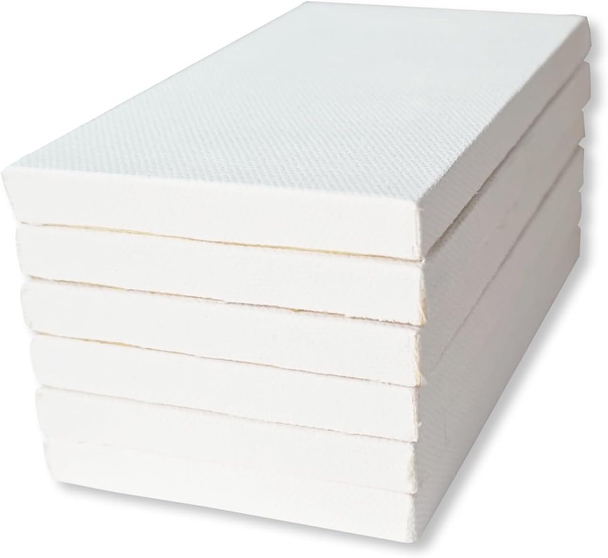 Voorgespannen Doekje - 3" x 5" - 7,5 cm x 12,5 cm - 6 stuks