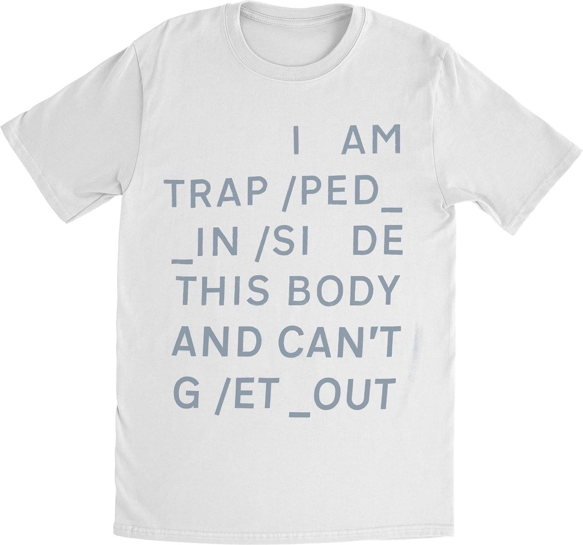 Mannen T-shirt - Bandshirt Kleding - Casual Dragen - Officieel Licentie Ontwerp - 24 x 22 x 2 cm - Wit