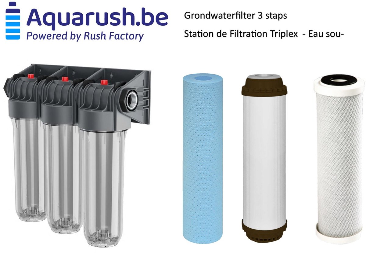 Aquarush grondwaterfilter 3 staps