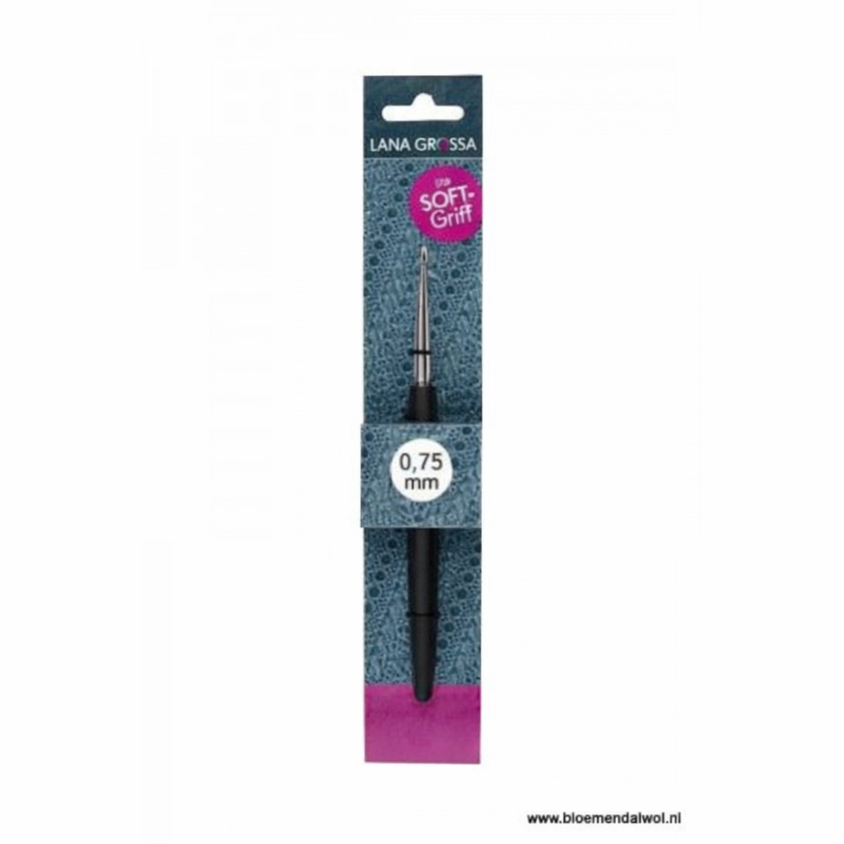 Lana Grossa Haaknaald met Softgrip 0,75 mm