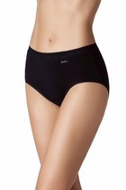 Janira Slip Midi Esencial – 93% coton - Duopack - Zwart - 2XL