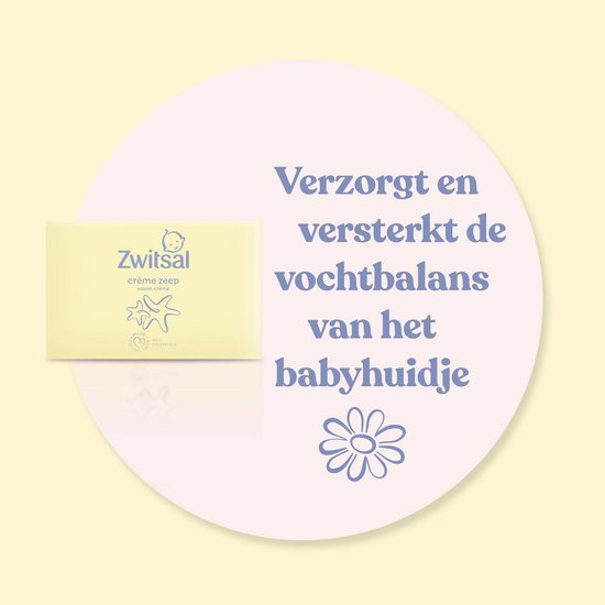 Zwitsal Baby Crème Zeep - 12 x 90 gr - Voordeelverpakking van Zwitsal — afbeelding 4