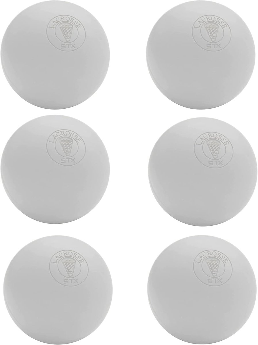 Officiële Lacrosse Ballen Wit - Set van 6